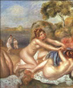 Pierre-Auguste Renoir Three Bathers,